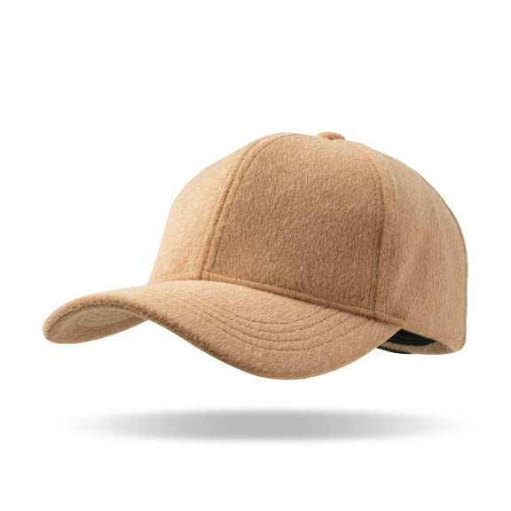 Britt's Knits Hudson Hat Winterized Baseball Cap - Tan (Unisex)