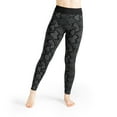 thumbnail image 1 of Britt’s Knits Patterned Fleece Lined Mid Rise Full Length Cut Leggings - Snake Skin, L-XL (Women's), 1 of 8