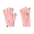 thumbnail image 1 of Britt's Knits Powder Knit Screen-Compatible Gloves - Pink (Womens), 1 of 6