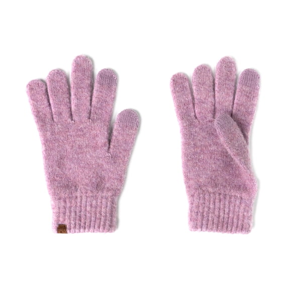 Britt's Knits Powder Knit Screen-Compatible Gloves - Purple (Womens)