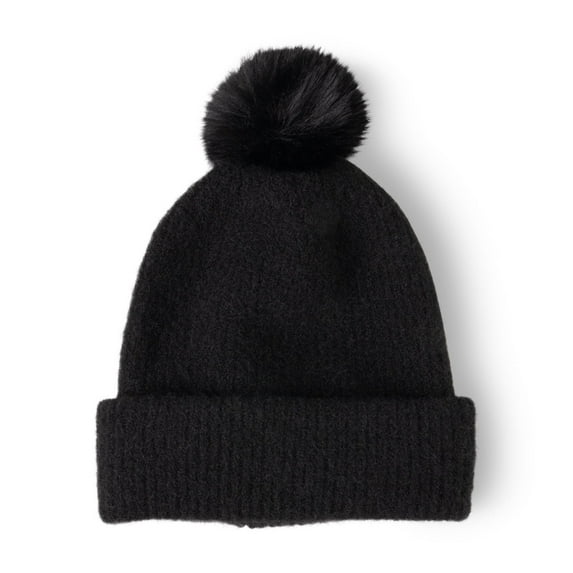 Britt's Knits Powder Oversized Knit Pom Hat - Black (Women's)