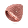thumbnail image 1 of Britt's Knits Satin Lined Beanie Cold Weather Warm Hat - Pink (Women's), 1 of 8