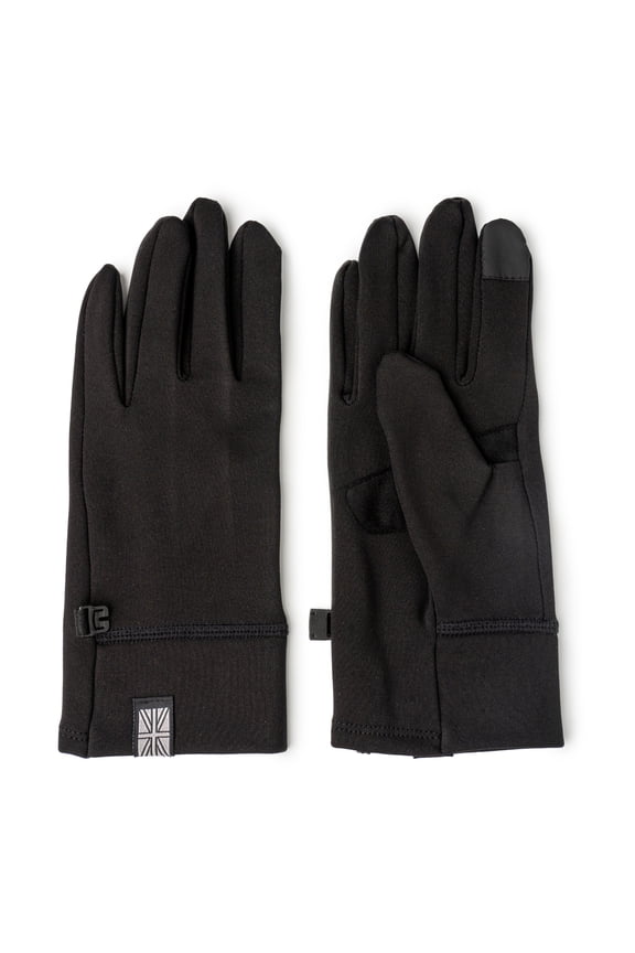 Britt’s Knits ThermalTech Gloves Cold Weather Touch Screen Fleece Lining Gloves - Black (Unisex)