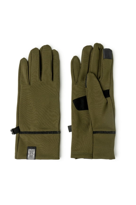 Britt’s Knits ThermalTech Gloves Cold Weather Touch Screen Fleece Lining Gloves - Olive (Unisex)