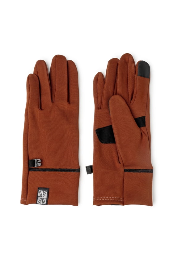 Britt’s Knits ThermalTech Gloves Cold Weather Touch Screen Fleece Lining Gloves - Rust (Unisex)