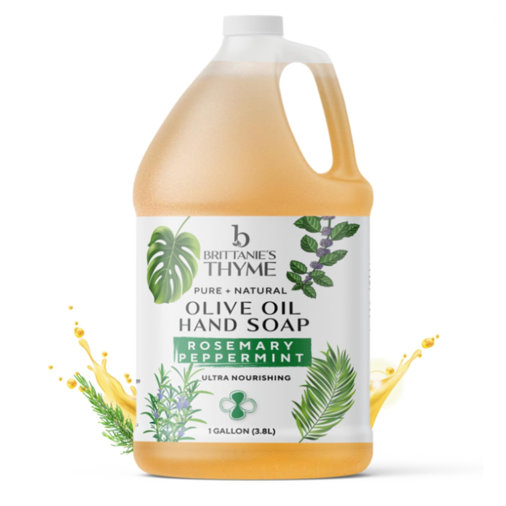 Brittanie's Pure Organic Castile VTF5&nbsp;Liquid Olive Oil Soap