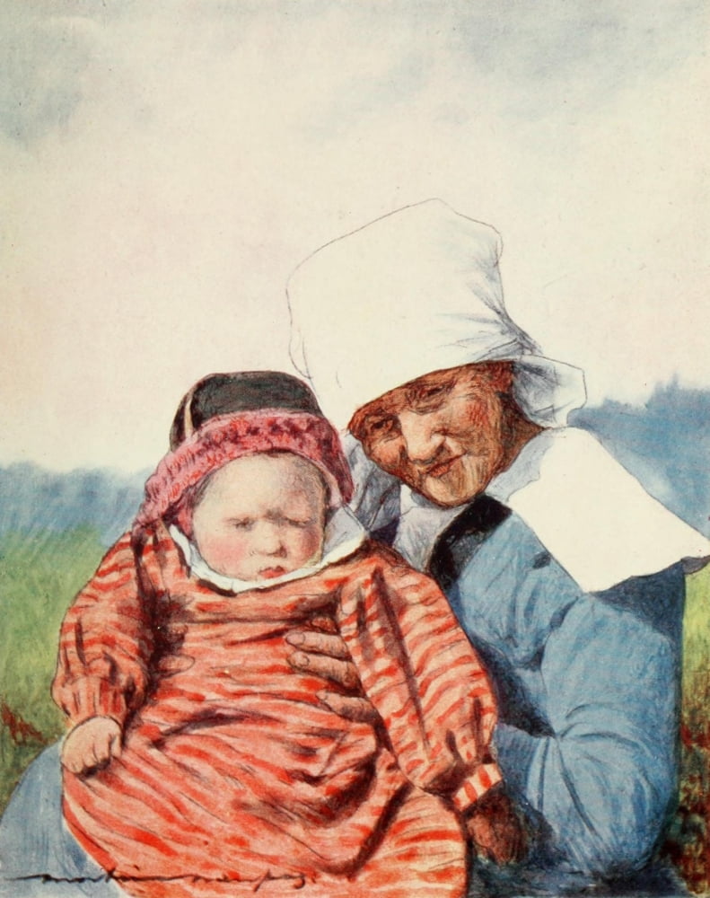 Brittany 1912 Granmere Canvas Art - Mortimer Menpes (24 x 36)