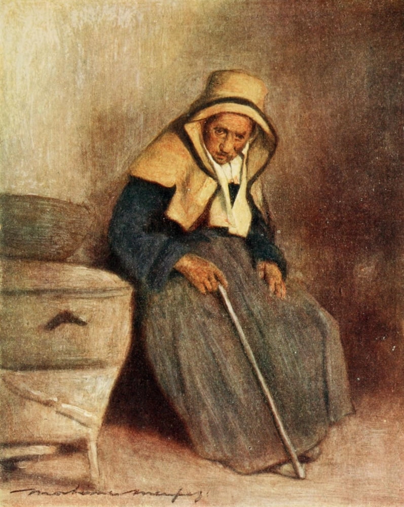 Brittany 1912 La Vieillesse Canvas Art - Mortimer Menpes (24 x 36)