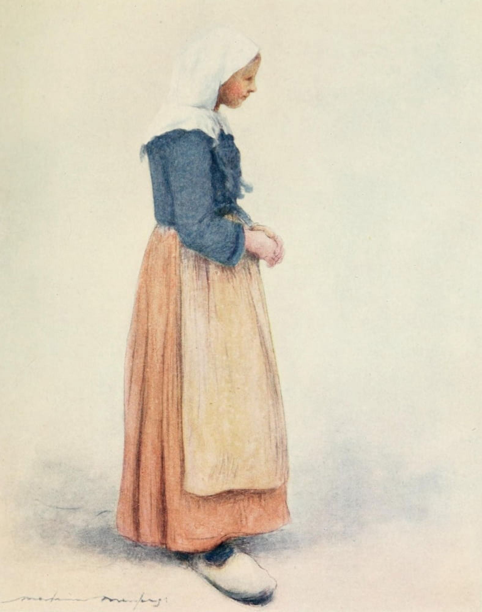 Brittany 1912 Marie Canvas Art - Mortimer Menpes (24 x 36)