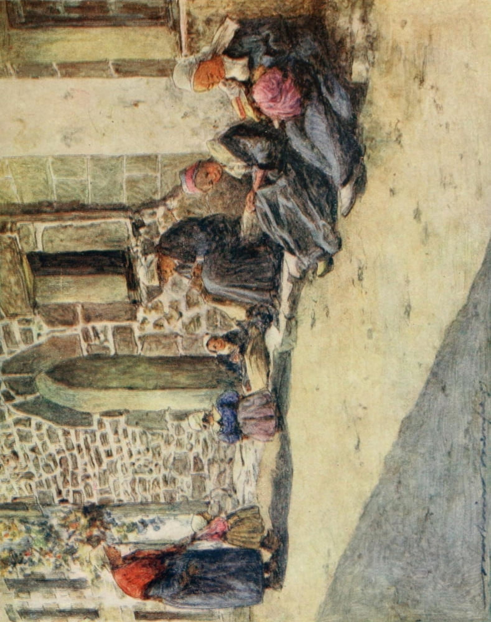 Brittany 1912 Midday Canvas Art - Mortimer Menpes (24 x 36)