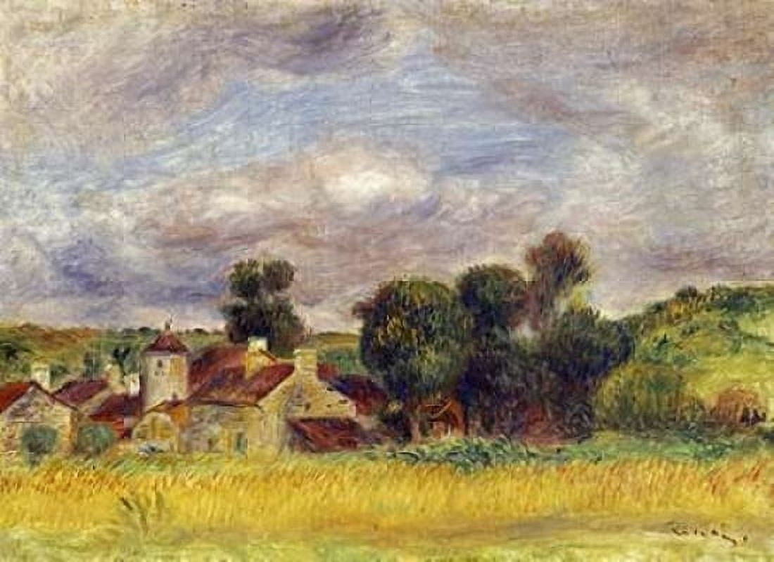 Brittany Countryside Canvas Art - Pierre-Auguste Renoir (20 x 28)