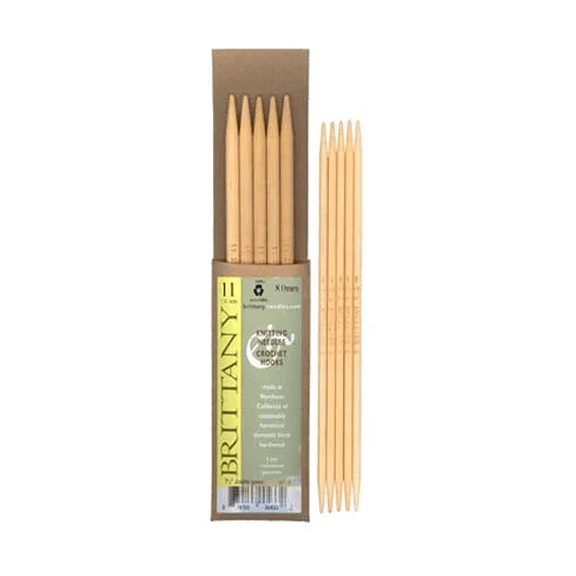 Brittany Double Point Knitting Needles 10" 5/Pkg-Size 7/4.5mm