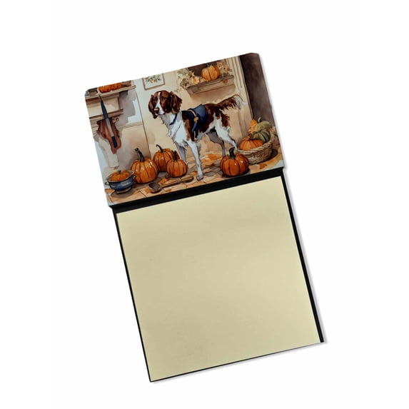 Brittany Fall Kitchen Pumpkins Sticky Note Holder 3.25 in x 5.25 in