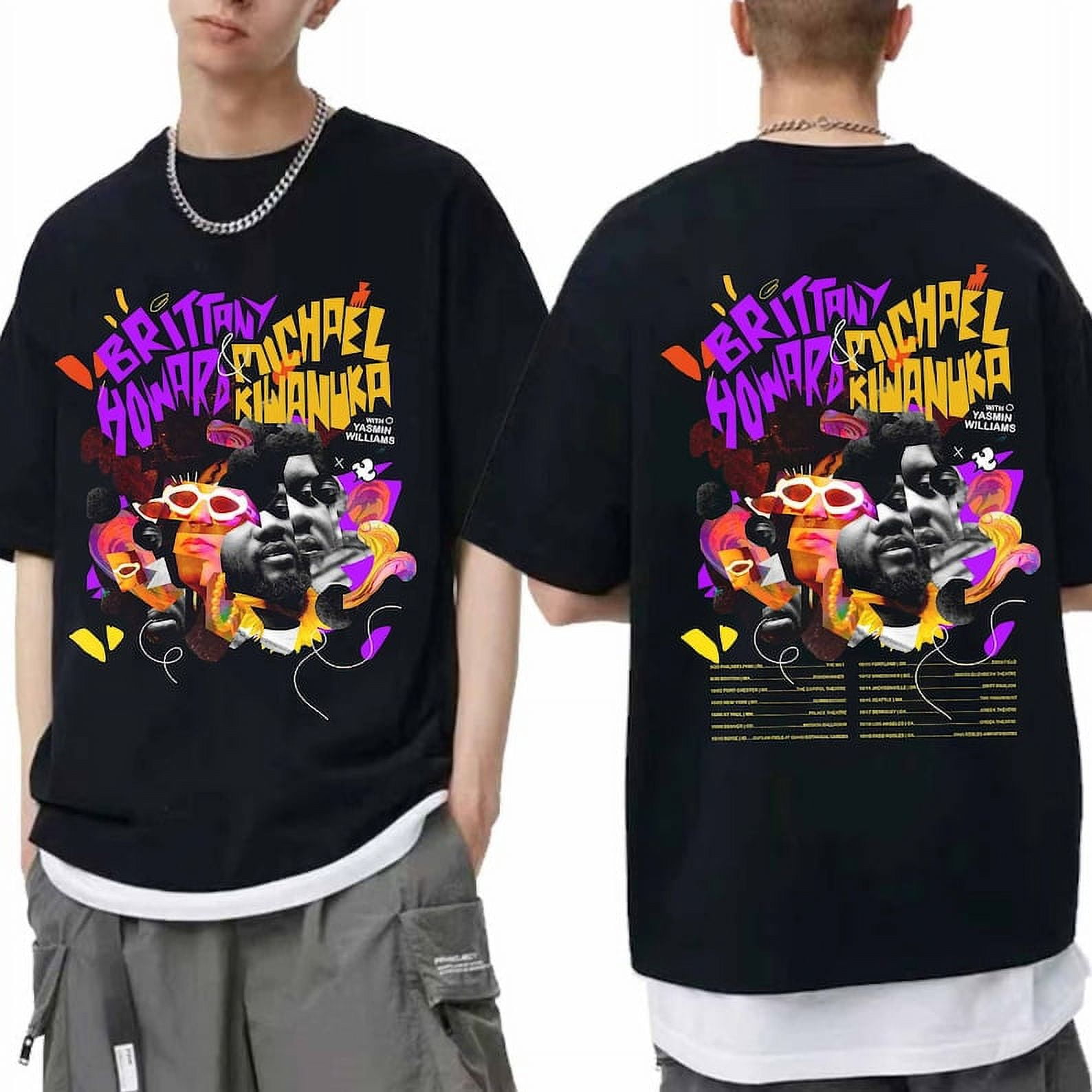 Brittany Howard and Michael Kiwanuka 2024 Tour Shirt, Brittany Howard