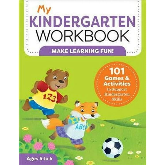 Brittany Lynch My Kindergarten Workbook Writing Notebook & Sketch Book, 8.5in x 11in, Multicolor