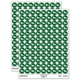 thumbnail image 1 of Brittany Spaniel Dog Solid 200+ Round Stickers - Dark Green - Gloss Finish - 0.50" Size, 1 of 3