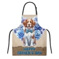 thumbnail image 1 of Brittany Spaniel Proud Dad Happy Father's Day Apron Brittany Dog Lover Gifts Idea for Cooking Grilling Baking Painting Gardening - 02008, 1 of 5