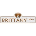 thumbnail image 1 of Brittany Street Sign | Indoor/Outdoor | Dog Lover Funny Home Décor for Garages, Living Rooms, Bedroom, Offices | SignMission personalized gift | 36" Wide, 1 of 5