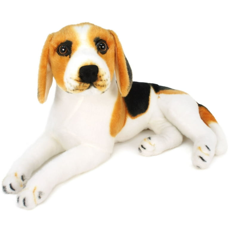 FRANKIEZHOU Beagle Stuffed Animal,Realistic Stuffed Dog,Puppy Dog  Plush,Stuffed Animals for Boys Girls, Beagle Gifts for Kids,Home Decor 8”