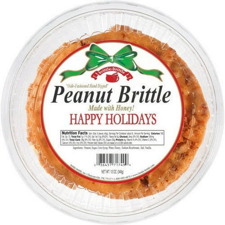 Brittle-Brittle Peanut Brittle, 12 Oz.