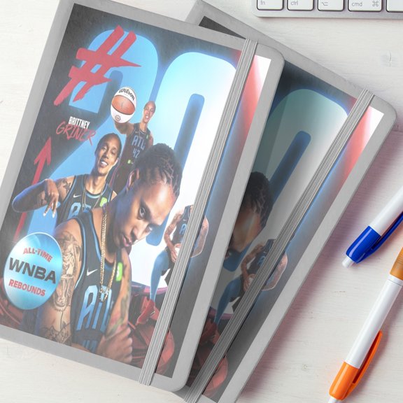 Brittney Griner Custom Printed Notebook.
