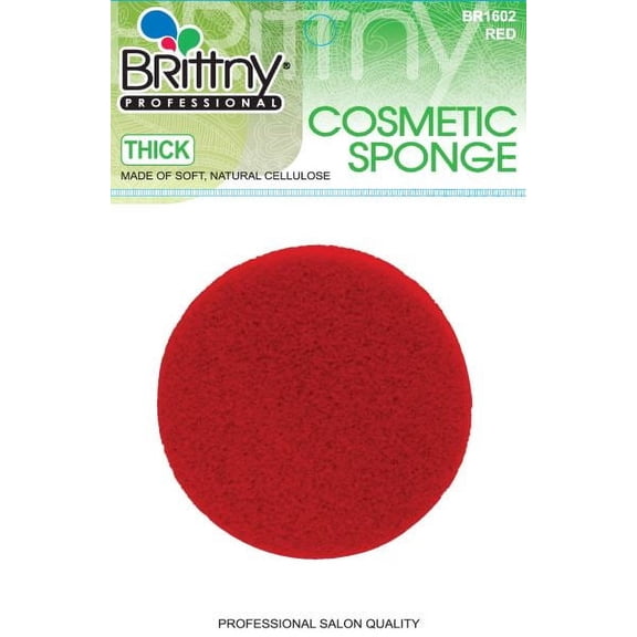 Brittny Cosmetic Sponge Rubber Red