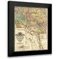 thumbnail image 1 of Britton 20x24 Black Modern Framed Museum Art Print Titled - Arizona Territory - Britton 1877, 1 of 5