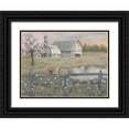 thumbnail image 1 of Britton, Pam 14x12 Black Ornate Wood Framed with Double Matting Museum Art Print Titled - Spring Has Arrived, 1 of 4