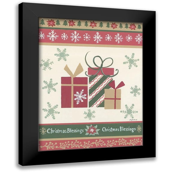 Britton, Pam 15x18 Black Modern Framed Museum Art Print Titled - Holiday Joy III