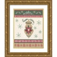 thumbnail image 1 of Britton, Pam 15x18 Gold Ornate Wood Framed with Double Matting Museum Art Print Titled - Holiday Joy IV, 1 of 4