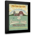 thumbnail image 1 of Britton, Pam 19x24 Black Modern Framed Museum Art Print Titled - Country Dairy, 1 of 5