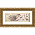 thumbnail image 1 of Britton, Pam 24x11 Gold Ornate Wood Framed with Double Matting Museum Art Print Titled - Rise And Shine, 1 of 4