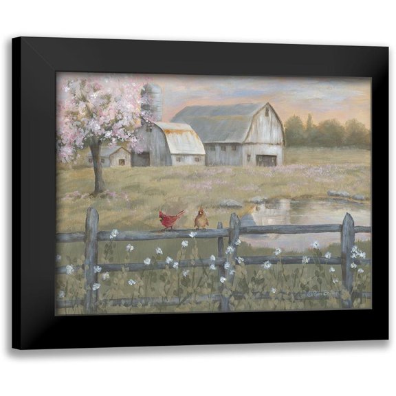 Britton, Pam 24x19 Black Modern Framed Museum Art Print Titled - Spring Has Arrived