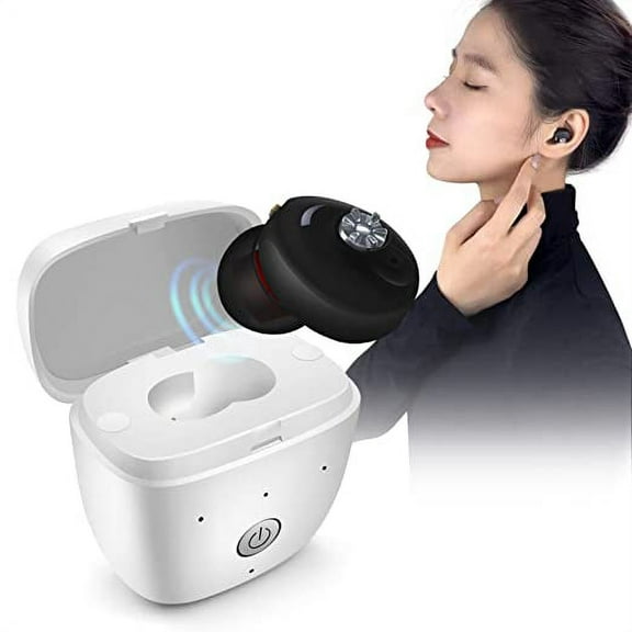 Britzgo Rechargeable Sound Amplifiers For Seniors & Adults,1 Week Backup Power,Double Noise Reduction(Matte Black)