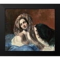 thumbnail image 1 of Briullov, Karl Pavlovic 23x20 Black Modern Framed Museum Art Print Titled - Turkish Woman, 1 of 4