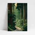Brivelle Japanese Forest Path Botanical Poster, 32 x 48 in - Walmart.com