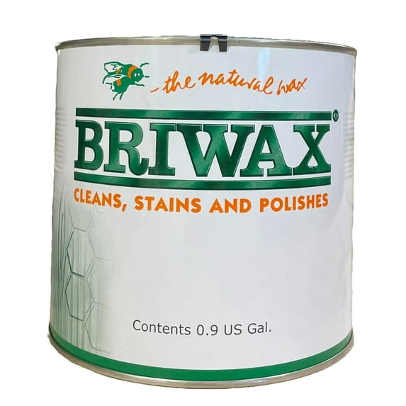 Briwax Furniture Wax Polish, Antique Mahogany, 7 lb - Cleans, Stains, and Polishes