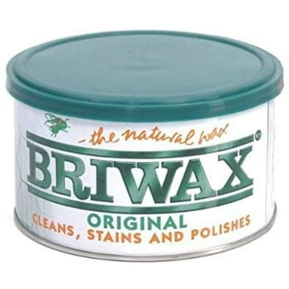 Briwax Furniture Wax Polish Original Light Brown 16 oz