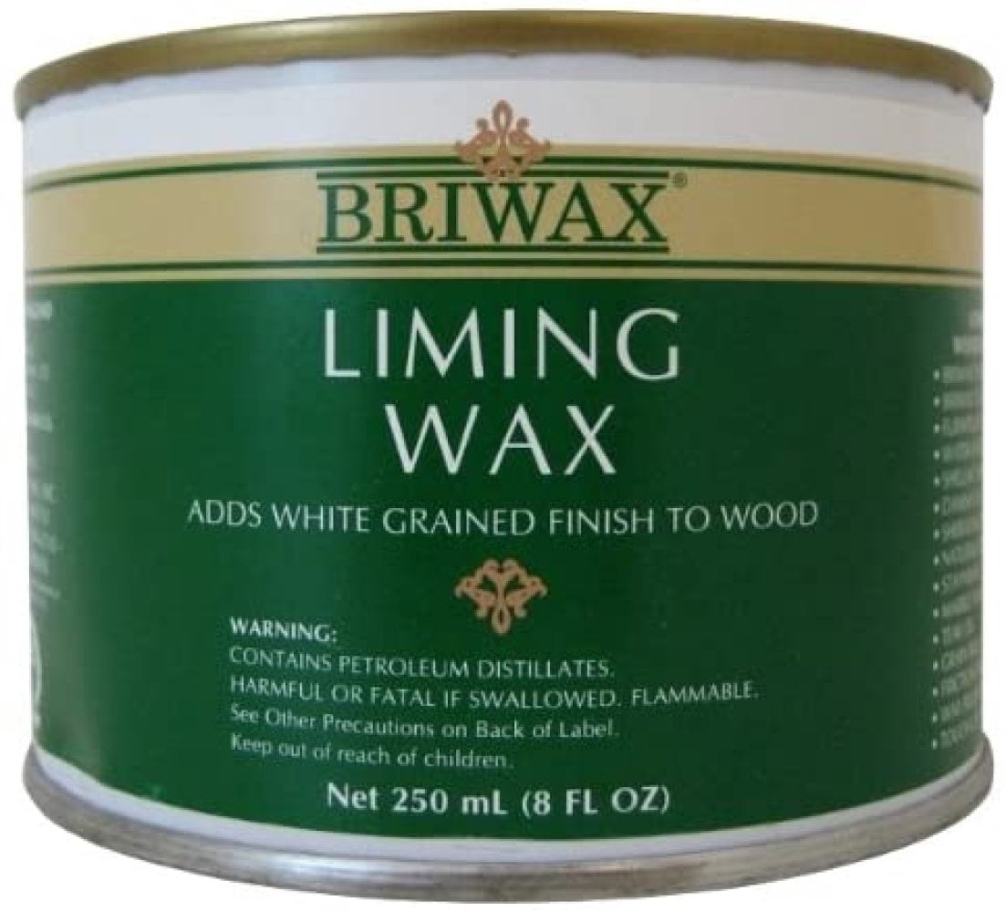 Briwax Liming Wax Adds White Grained Finish to Wood, 8 Fl. Oz.