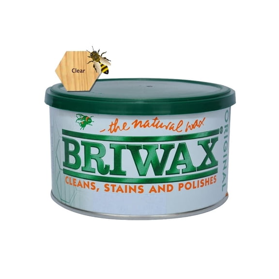 Briwax Original Formula Paste Wax Ebony 1 LB, Can BR-1-EB