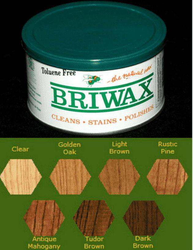 Briwax Toluene Free Furniture Wax 16 oz - Multiple Colors
