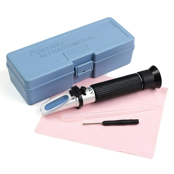 Brix Refractometer 0-40% Alcohol 0-25% - ATC Portable Wine Refractometer, Manual Refractometer for Measuring Sugar