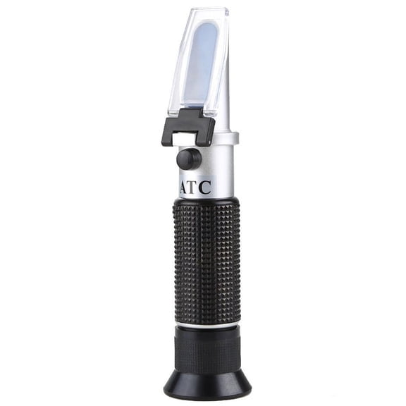 Brix Refractometer, Beer Wort Refractometer, Dual Scale - Specific Gravity 1.000-1.120 and Brix 0-32%