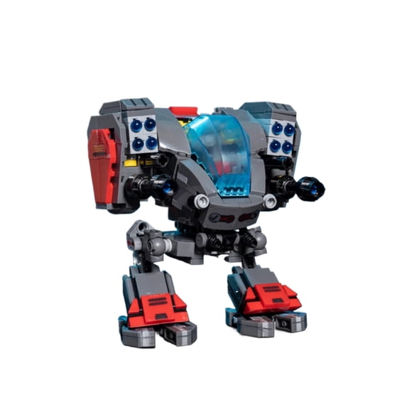 BrixVibe Armor Robot Building Set Compatible with Lego Fighter Machine Creative Sci-fi Warships Model for Adults 451pcs