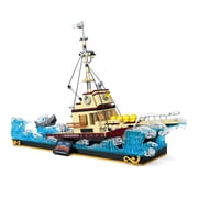 BrixVibe Cargo ship Building Set Compatible with Lego Boat Creative Collectible for Adults Teens 1109pcs