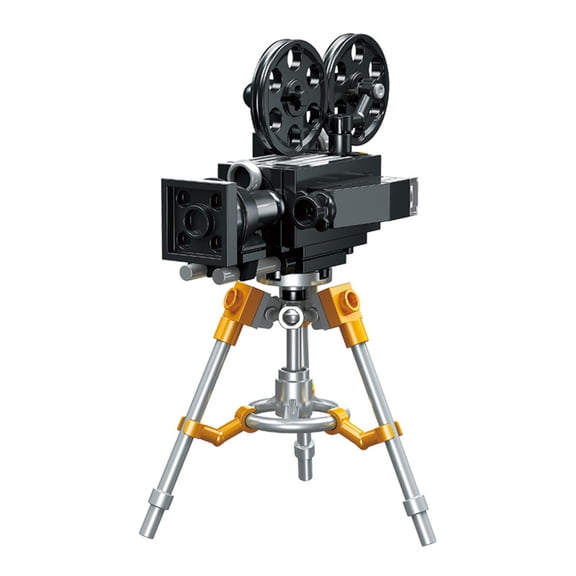 BrixVibe Cinema Projector Building Blocks Building Set Compatible with Lego Digital Retro Camera Classic Series for Teens Adults 75 pcs