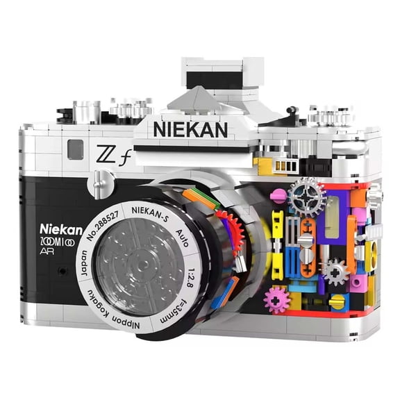 BrixVibe Classic Vintage Camera Building Sets Compatible With Lego Nostalgic Camera Modle Spacial Imagination Building Blocks For Adults Teens 865 Pcs