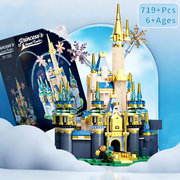 BrixVibe Dream Castle Building Set Compatible with Lego Architecture Creative Model for Adults Girls 719pcs