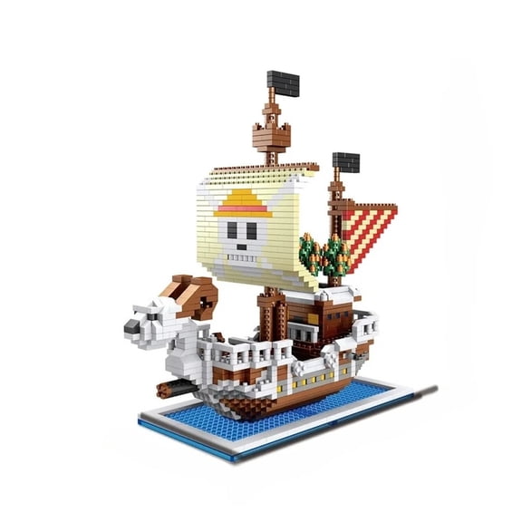 BrixVibe Going Merry Pirate Ship Building Set Compatible with Lego Ship Creative Collectible Model for Teems Adults