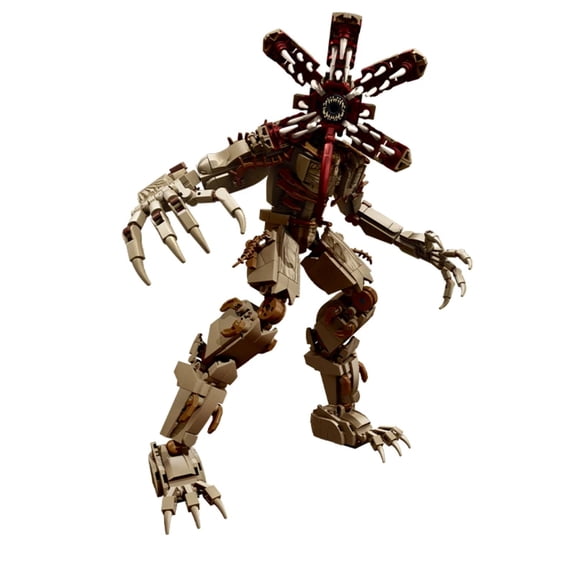 BrixVibe Man-eating Flower Monster Building Set Compatible with Lego Monster Creative Horror Model for Teens Adults 1073pcs